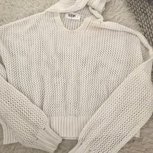 LF mesh hoodie sweater